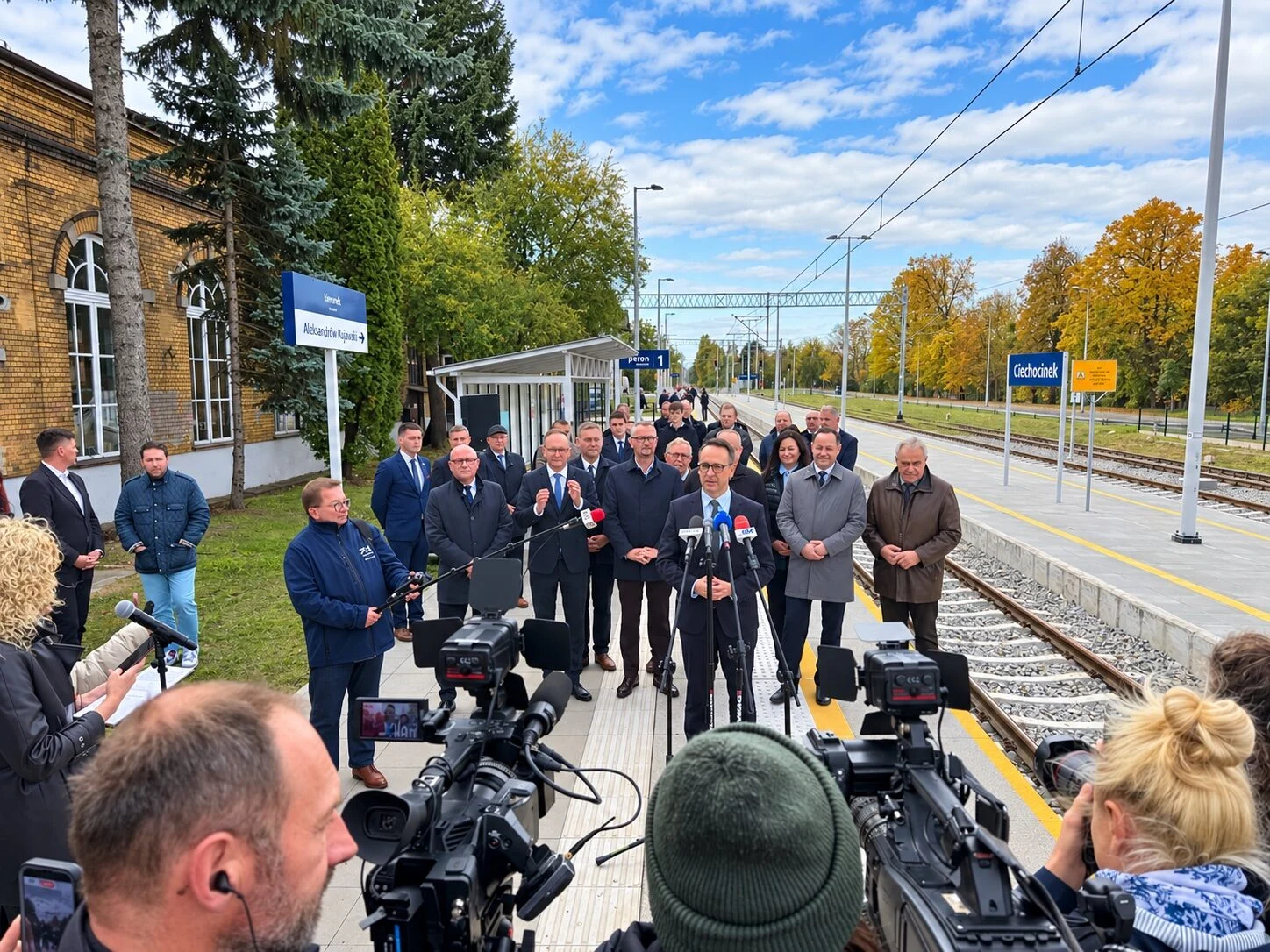 Briefing na stacji w Ciechocinku, 19 października 2026 roku